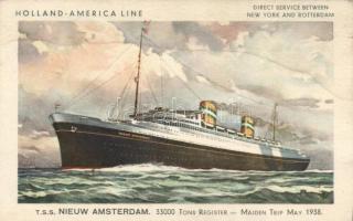 TSS Nieuw Amsterdam, Holland-America Line