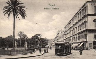 Naples Vittoria square, tram