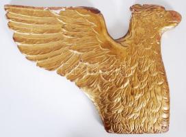 Fa aranyozott sas, egyoldalas részlete, lepattanásokkal, 32×25 cm