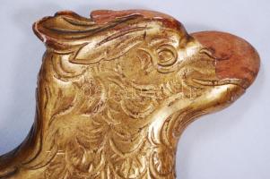 Fa aranyozott sas, egyoldalas részlete, lepattanásokkal, 32×25 cm