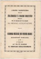 1912 A Budaörsi takarékpénztár zárszámadása magyar és német nyelven
