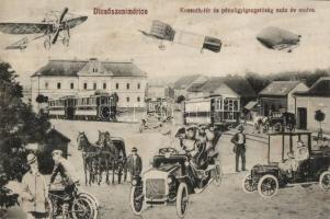 Dicsőszentmárton in the future, collage (small tear)