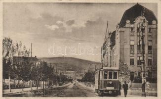 Pécs Indóház utca, villamos