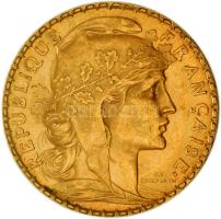 Franciaország 1909. 20Fr Au (6,46g/0.900) T:1- France 1909. 20 Francs Au (6,46g/0.900) C:AU