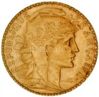 Franciaország 1904. 20Fr Au (6,46g/0.900) T:1-,2 France 1904. 20 Francs Au (6,46g/0.900) C:AU,XF