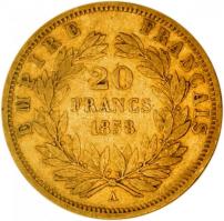 Franciaország/Második Császárság 1858A 20Fr Au "III. Napóleon" Párizs (6.4g/0.900) T:2-/3
...