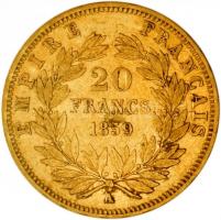 Franciaország/Második Császárság 1859A 20Fr Au "III. Napóleon" Párizs (6.43g/0.900) T:2/2-...