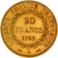 Franciaország / Modern Köztársaság 1895A 20Fr Au (6,45g/0.900) T:2 France / Modern Republic 1895A 20 Francs Au (6,45g/0.900) C:XF