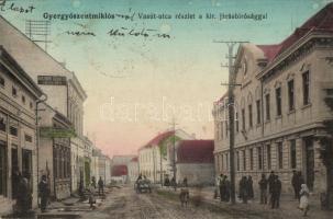 Gyergyószentmiklós Railway street, court, saddler shop of Gergely Bocskor (fl)