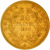 Franciaország/Második Császárság 1860A 20Fr Au "III. Napóleon" Párizs (6.43g/0.900) T:2/2-...