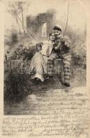 Fishing, romantic