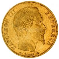 Franciaország/Második Császárság 1855A 20Fr Au "III. Napóleon" Párizs (6.43g/0.900) T:2- France/Second Empire 1855A 20 Francs Au "Napoleon III" Paris (6.43g/0.900) C:VF