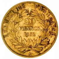 Franciaország/Második Császárság 1852A 20Fr Au "III. Napóleon" Párizs (6.42g/0.900) T:2-/3...
