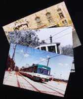 3 db nagyméretű BKV-s fotó, 29×20 cm