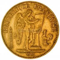 Franciaország / Modern Köztársaság 1897A 20Fr Au (6,45g/0.900) Párizs T:1-/2
France / Modern Republi...