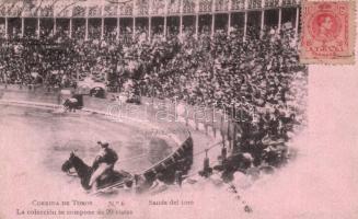 Bullfighting arena, matador