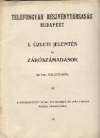 Telefongyár Rt budapest üzleti jelentés