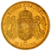 1911KB. 10K Au "Ferenc József" (3.39g/0.900) T:2 apró ph.
Hungary 1911. 10 Kronen Au &quot...