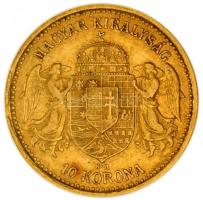 194KB. 10K Au "Ferenc József" (3.39g/0.900) T:2/2-
Hungary 1904. 10 Kronen Au "Franz ...