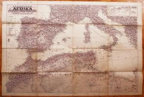 1943 Északnyugat Afrika és Földközi-tenger nyugati része. M 1:3.400.000, 62×90 cm