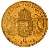 1910KB. 10K Au "Ferenc József" (3.39g/0.900) T:2 apró ph.
Hungary 1910. 10 Kronen Au &quot...