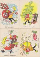 Totó-lottó, pinx. Macskássy Gyula - 4 db használatlan reklámlap