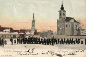 Belényes Erzsébet square, the shop of Weisz Gyula (b)