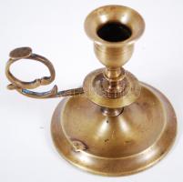 Réz sétáló gyertyatartó, 10 cm