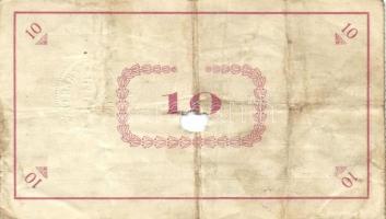 Pápa 1919. május 8. "Pápai csekk" 10K "A/C" (5x) + 20K "B" (5x) + 50K ...