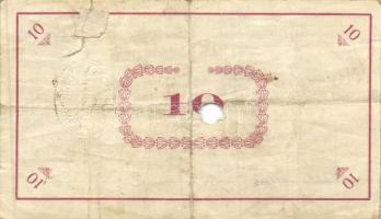 Pápa 1919. május 8. "Pápai csekk" 10K "A/C" (5x) + 20K "B" (5x) + 50K ...