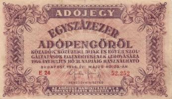 1946. 10.000AP (2x) + 50.000AP (3x) + 100.000AP (4x) + 500.000AP T:I-,II,III