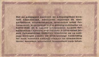 1946. 10.000AP (2x) + 50.000AP (3x) + 100.000AP (4x) + 500.000AP T:I-,II,III