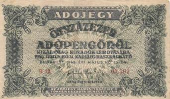 1946. 10.000AP (2x) + 50.000AP (3x) + 100.000AP (4x) + 500.000AP T:I-,II,III