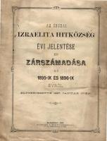 1897 Az óbudai izr. hitközség zárszámadása