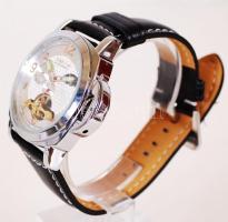 Orkina Automatic mechanikus férfi karóra bőrszíjjal, díszdobozban / 
Orkina Automatic mechanic men&#...