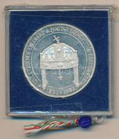 Kelemen Kristóf (1922-) 1987. "MÉE / Erzsébet királyné születésének emlékére" Ag emlékérem...