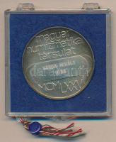 Csikszentmihályi Róbert (1940-) 1976. "MNT 75 éves jubileumi és tagsági érem / Magyar Numizmatikai Társulat - MCMLXXVI" névre szóló Ag emlékérem T:BU Eredeti ÁPV plombált plasztiktokban!