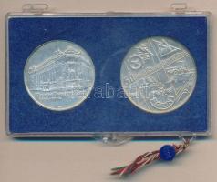 1974. 50Ft Ag + 100Ft Ag "50 éves az MNB" T:BU eredeti sérült MNB plombált plasztiktokban!