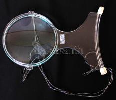 Nyakba akasztható ékszerésznagyító /  Jewellery magnifier, 19cm