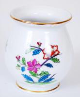 Herendi vázácska, kézzel festett, jelzett, hibátlan, m:7 cm / Herend porcelain mini vase