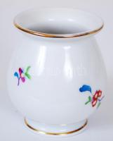 Herendi vázácska, kézzel festett, jelzett, hibátlan, m:7 cm / Herend porcelain mini vase