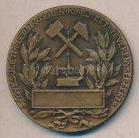 Berán Lajos (1882-1943) 1936. "Z. Zorkóczy Samu" kohómérnök bronz emlékérem (50mm) T:2
