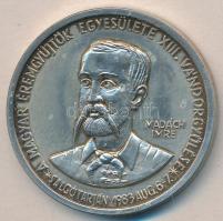 Garamkeszi János (1936-) / ÁPV 1983. "MÉE XIII. Vándorgyűlése Salgótarján / Madách Imre - Az Ember tragédiája" Ag emlékérem (34.92g/0.640) T:2