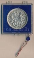 Garamkeszi János (1936-) 1984. "MÉE Nógrád-megye / Drégely vára - Szondy György" Ag(0.835) emlékérem (36g/42.5mm) T:BU Eredeti plombált ÁPv plasztik tokban