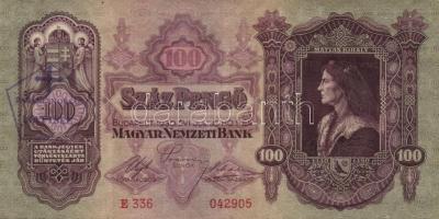 1930. 100P (2x) + 1932. 50P (2x) 3db "Városi Pártvezető Sopron" illetve "Parancsnoksá...