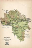 Esztergom county map (b)