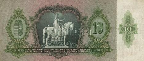 1930-41. 10P + 20P (3x) + 50P + 100P hamis "Városi Pártvezető Sopron" illetve nyilaskeresz...