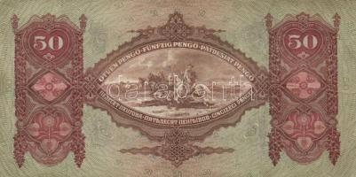 1930-41. 10P + 20P (3x) + 50P + 100P hamis "Városi Pártvezető Sopron" illetve nyilaskeresz...