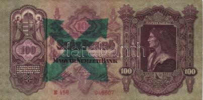1930-41. 10P + 20P (3x) + 50P + 100P hamis "Városi Pártvezető Sopron" illetve nyilaskeresz...