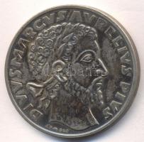 Szolláth György (1927-) / Vadász György / ÁPV 1982. "MÉE XII. Vándorgyűlése Szombathely / Marcus Aurelius" Ag emlékérem (34.71g/0.640) T:2